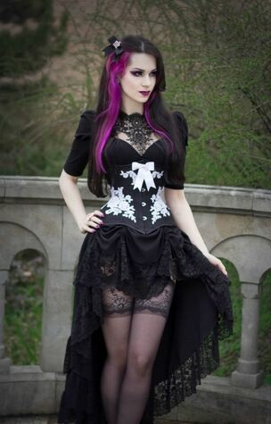 Gothic Model Milena Grbovic Gothic&